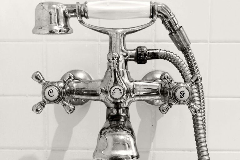 silver bathroom classic faucet